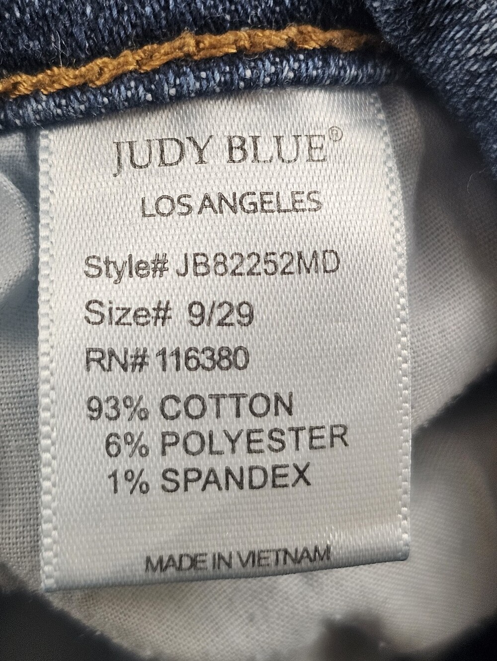 Judy Blue Skinny Jeans Womens 29 Dark Wash Stretch Denim - Picture 4 of 9